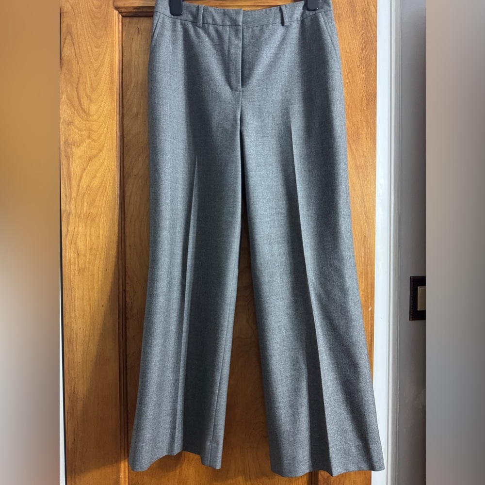 Brooks Brothers charcoal grey 100% soft wool slacks size 8P